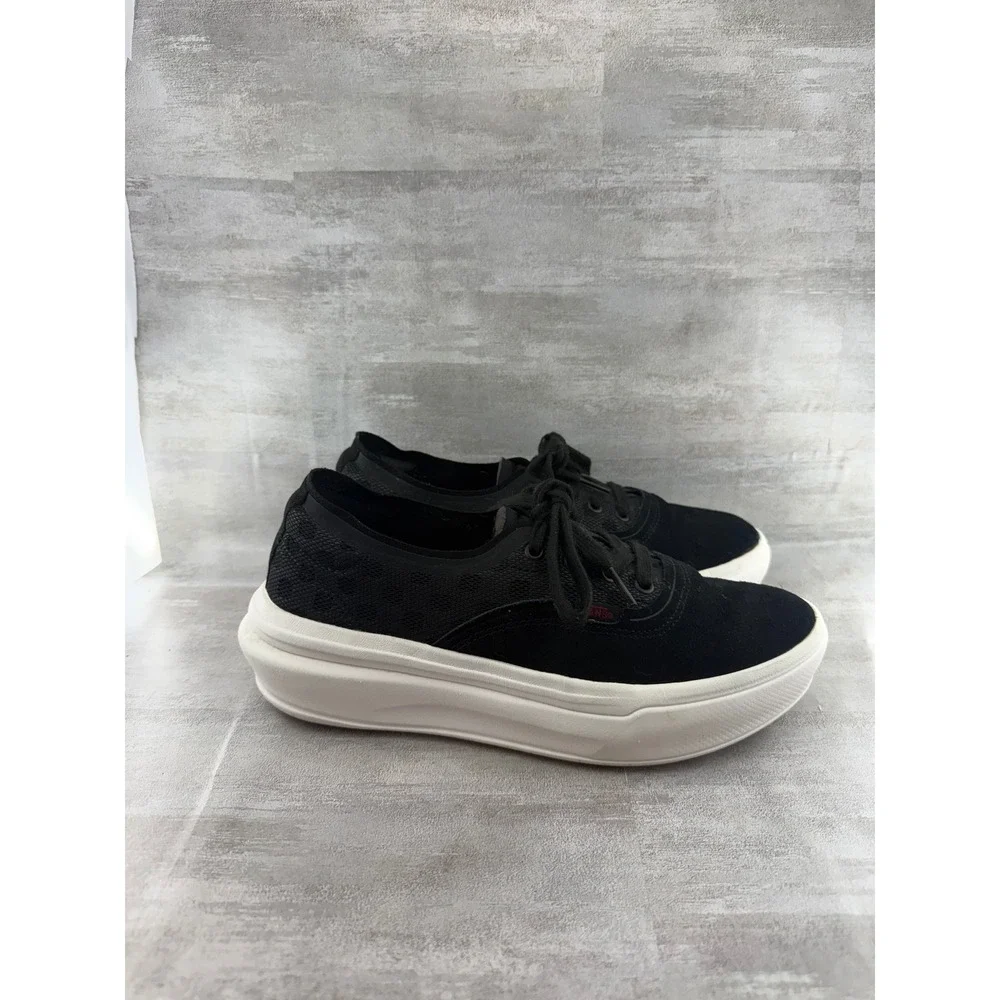 Vans UltraRange EXO Black White Red Low Top Platform Sneakers Mens 9 Womens 10.5